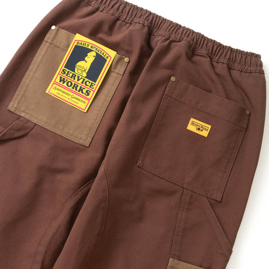 Service Works Unisex παντελόνι Patchwork Utility Chef Pants
